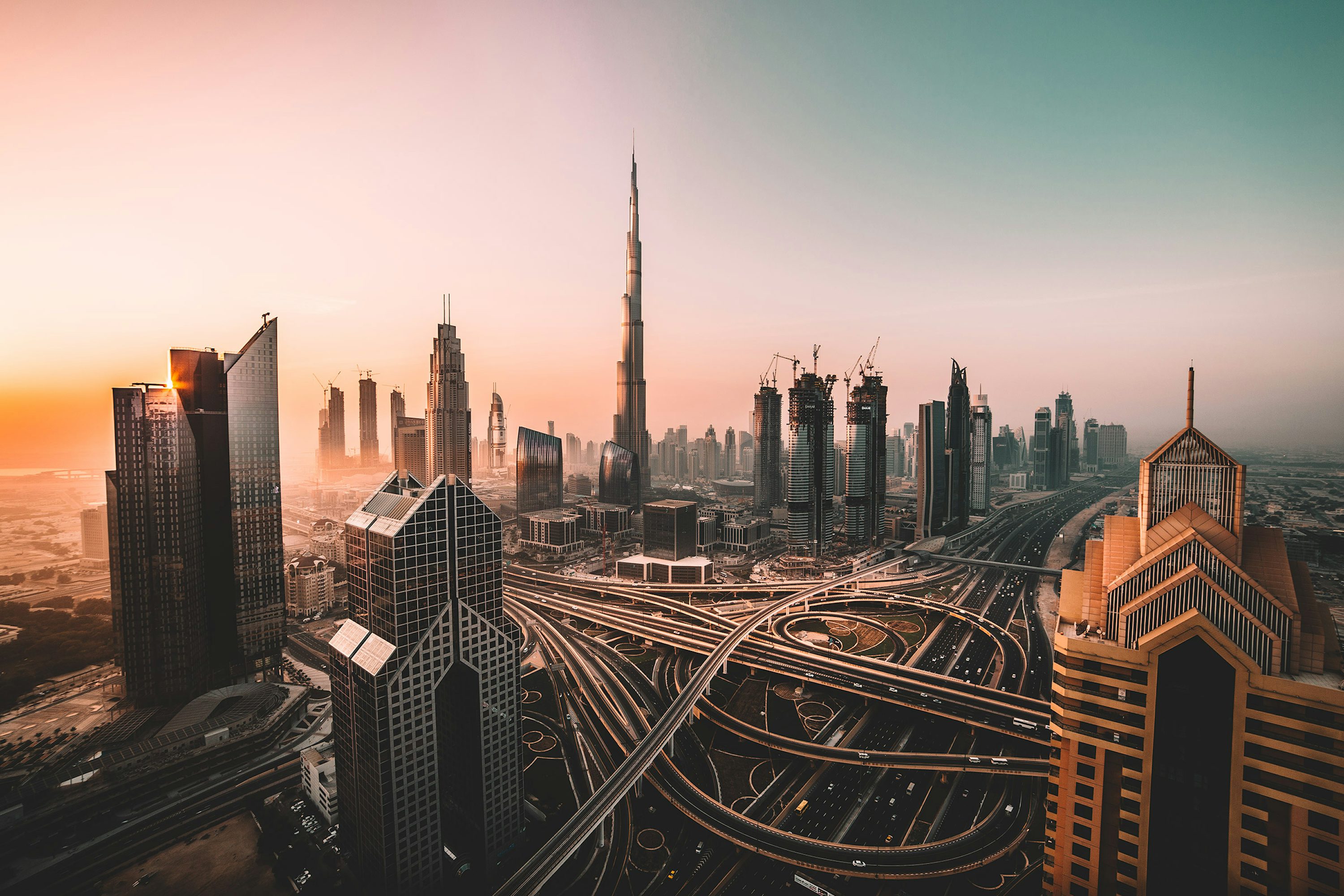 UAE business skyline